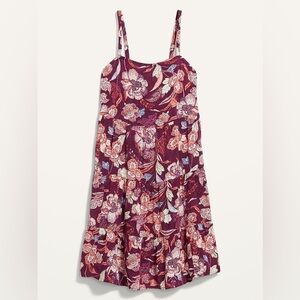 Old Navy NWT Tiered Floral-Print Swing Dress